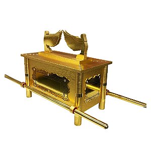 Arca da Aliança de Metal Dourada Luxo 100 CM