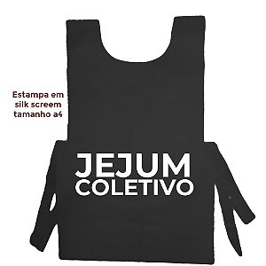 Colete De Tnt - Jejum Coletivo Preto - 100 unidades