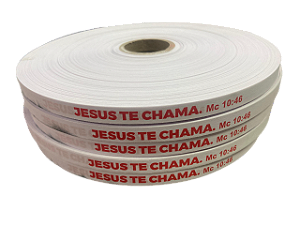 Fita Evangelística Jesus te Chama Rolo 1000 unidades