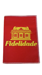 Saquitel TNT Fidelidade Arca da aliança Vermelho