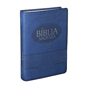 Bíblia Sagrada Letra Gigante ARA Azul