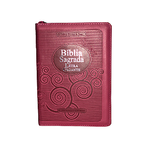 Bíblia Sagrada Letra Gigante ARA pink