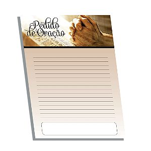 Folheto Pedido de Oração 20x14 cm - 500 unidades