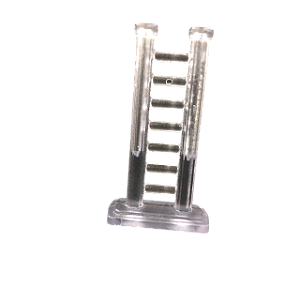 Escada de Acrílico Transparente  porta óleo (50 unidades)