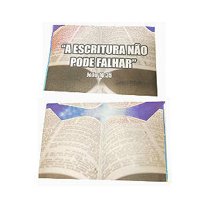 Envelope A Escritura não pode falhar colado campanha neutro