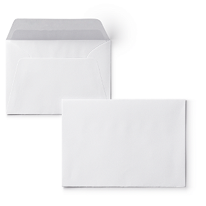Envelope Colado Branco Liso 16x10 cm - 100 unidades