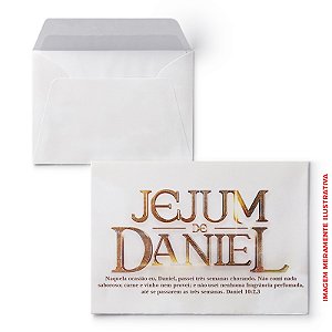 Envelope Colado Jejum de Daniel (100 uni)
