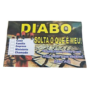 Envelope Diabo solta o que é meu Colado – 100 unidades