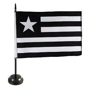 Bandeira De Mesa time Botafogo 14x21 cm com pedestal