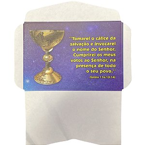envelope aberto salmo 116 Dizimo/Oferta 100 unidades