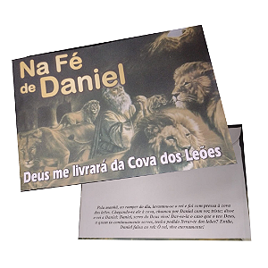 envelope Colado na Fé de Daniel 100 unidades