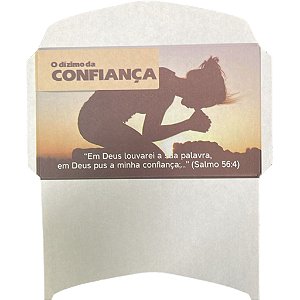 envelope aberto o dizimo da confiança - 100 unidades