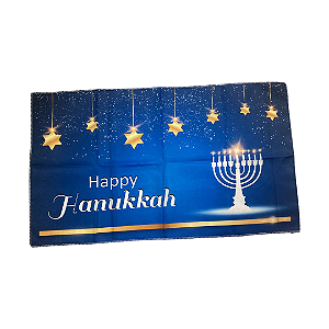 Caminho de Mesa Hanukkah Toalha De Mesa Estrela De Davi 40x70 cm