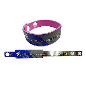 Pulseira Emborrachada FJU Templo de Salomão – 25 unidades
