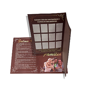 Pasta Álbum Livramento da Família Salmo 91 - 50 unidades