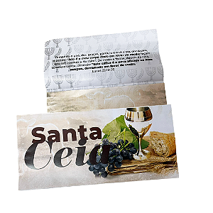 Envelope Especial  Santa Ceia Colado - 23x10cm -50 unid
