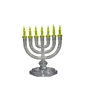 Candelabro acrílico transparente- Porta óleo - 50 unidades