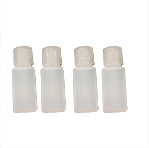 Frasco com Tampa de Rosca Flaconete Quadrado de 5ml - 1000 unidades