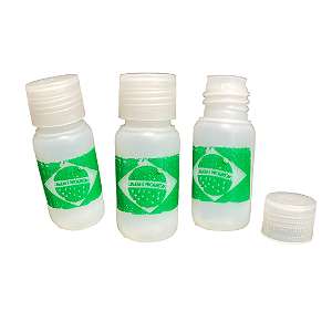 Frasco Brasil Tampa de Rosca  porta óleo 5ml - 100 unidades