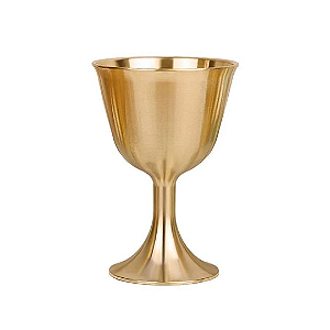 Cálice Taça Importado Dourada Vintage Simples P