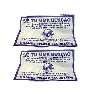 Manto Lenço Se Tu Uma Benção Igreja Mundial - 100 unid