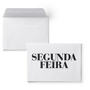Envelope Segunda Feira Colado Oferta Dizimo 100 unidades