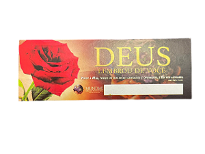 Porta Rosa  Deus lembrou de você IMPD - 100 UNIDADES