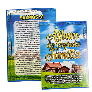 Pasta Álbum da Sagrada Família 20x28 cm - 100 unidades