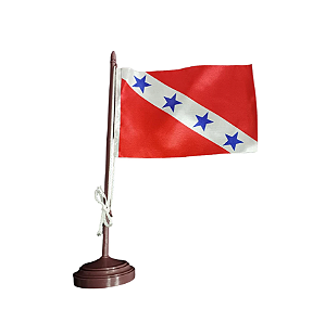 Bandeira De Mesa Estado de Maricá RJ 14x21 cm com pedestal