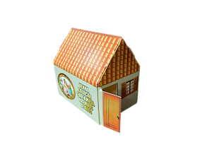 Casa de Papel  Minha Família Igrejas - 50 unidades
