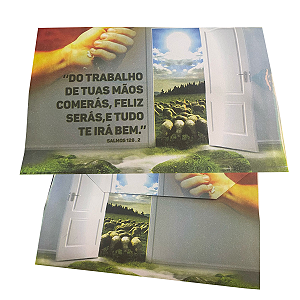 Envelope Colado Trabalho de Tuas Mãos 100 unidades