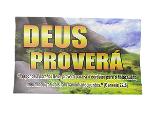 Envelope Colado Deus Proverá 100 unidades