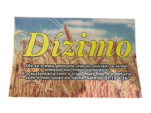 Envelope Colado Dízimo igrejas trigo 100 unidades
