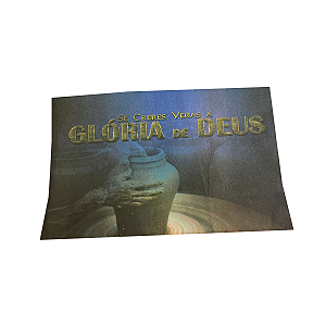 Envelope Colado Gloria de Deus 100 unidades