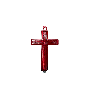 Cruz em Acrílico porta óleo pingente - 10 unidades
