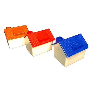 Casinha Cofre Eu E Minha Casa Serviremos Ao Senhor 10 Unid