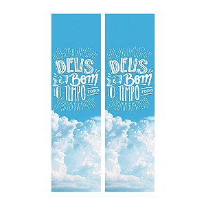 Marcador de página Deus é bom 500 unidades