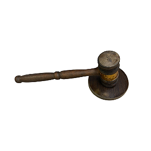 Martelo da Justiça de Madeira 35 cm Grande