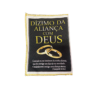 Saquitel Dízimo Aliança com Deus 50 unidades