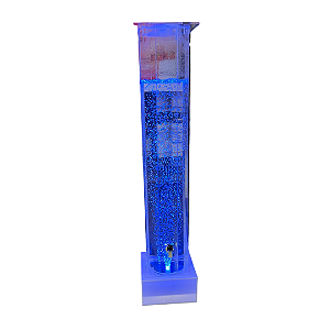 Coluna de Acrílico para Líquido com Efeito Borbulhante 92cm