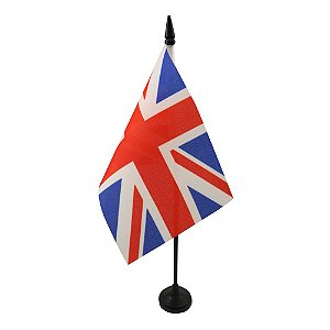 Bandeira De Mesa Reino Unido 14x21 cm com pedestal