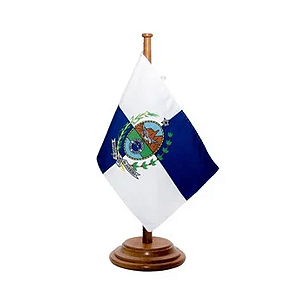 Bandeira de Mesa Estado Rio de Janeiro 14x21 cm com pedestal