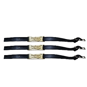 Pulseira Santidade ao Senhor dourada - 10 unidades