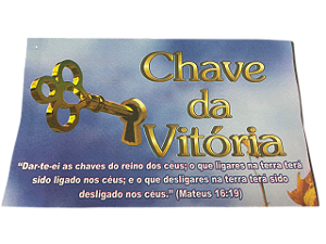 Envelope Chave da Vitória colado campanha 100 unidades
