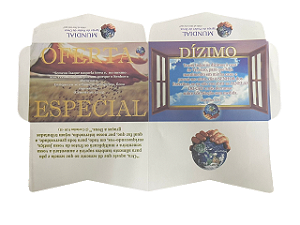 Envelope Duplo Dizimo e Oferta IMPD 100 UNIDADES