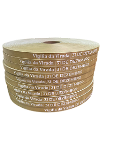 Fita Poliamida Vigília da Virada Dourada - 1000 Unidades