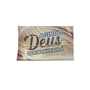 Envelope Agindo Deus colado 100 unidades