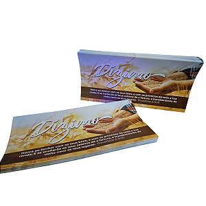 Envelope Especial Dizimo Colado Trigo Igrejas