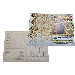 Pasta Novena da Ressureição total a4 neutra