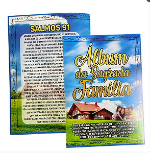 Pasta Álbum da Sagrada Família Salmo 91 Neutra A4